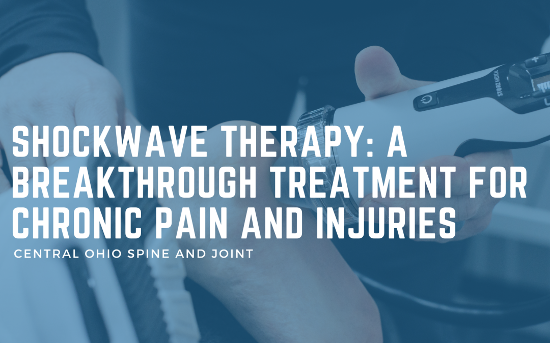 Shockwave Therapy: A Breakthrough Treatment for Chronic Pain and Injuries