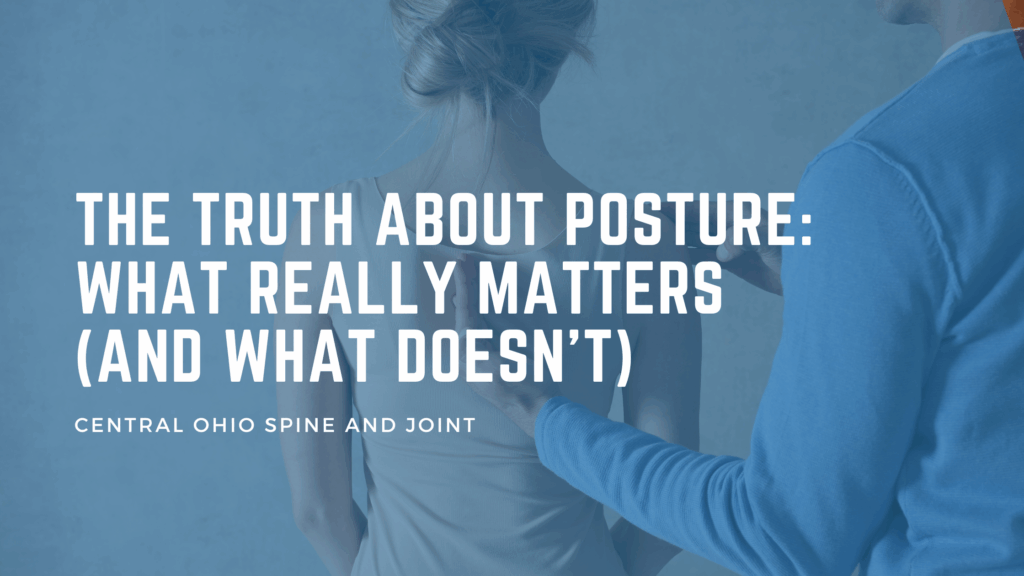 Provider checking a patients' posture