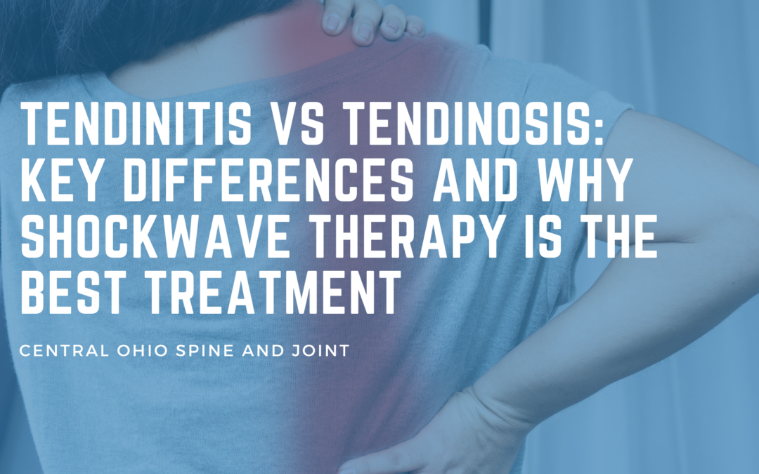 Tendinitis vs. Tendinosis: Understanding the Difference—and Why Shockwave Therapy Is Changing the Game