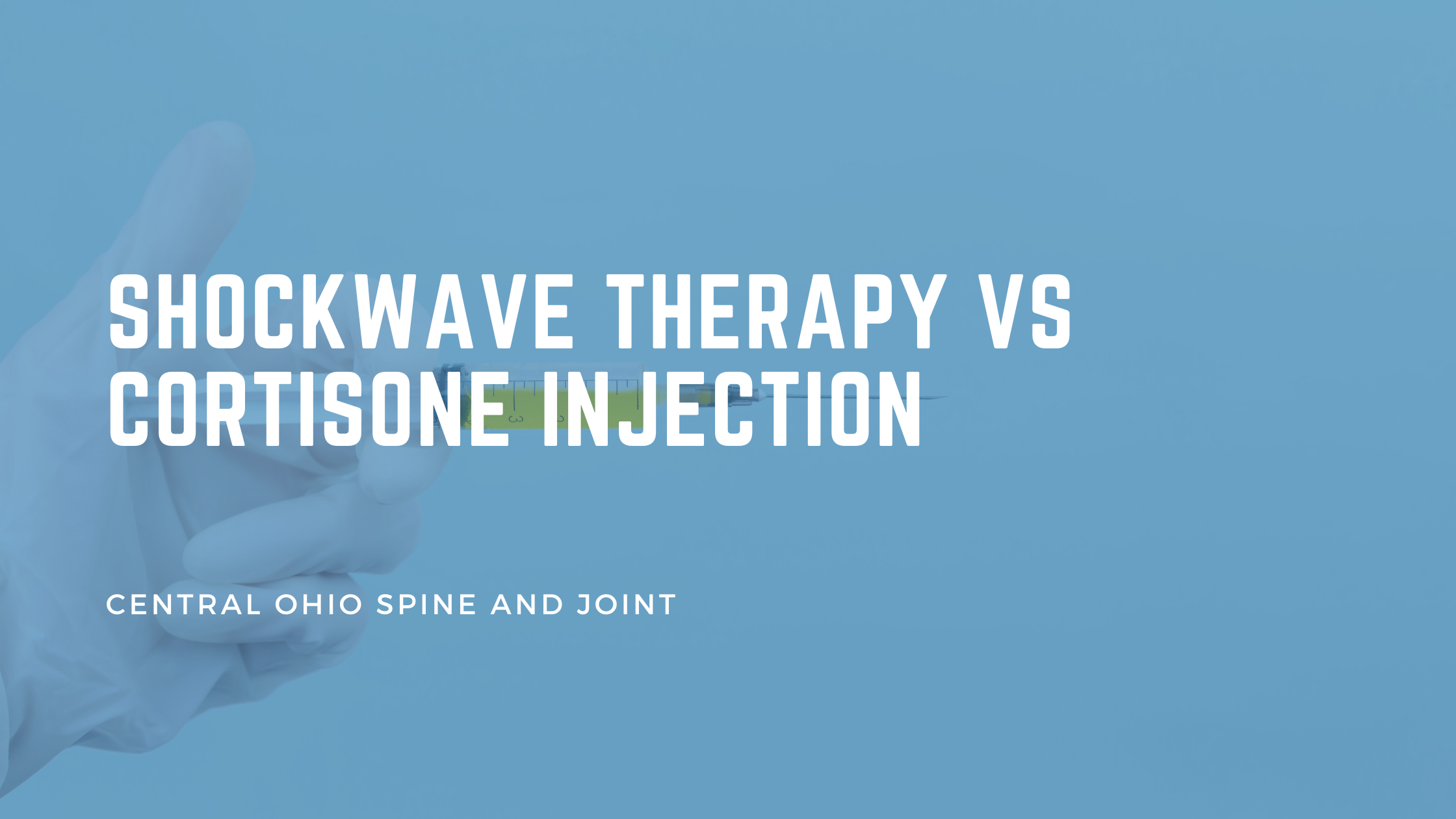 Shockwave Therapy vs. Cortisone Injection: When the Shot Stops Working